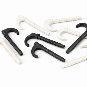 hak do rur PEX zestaw 20 sztuk biały i czarny do instalacji ogrzewania podłogowego